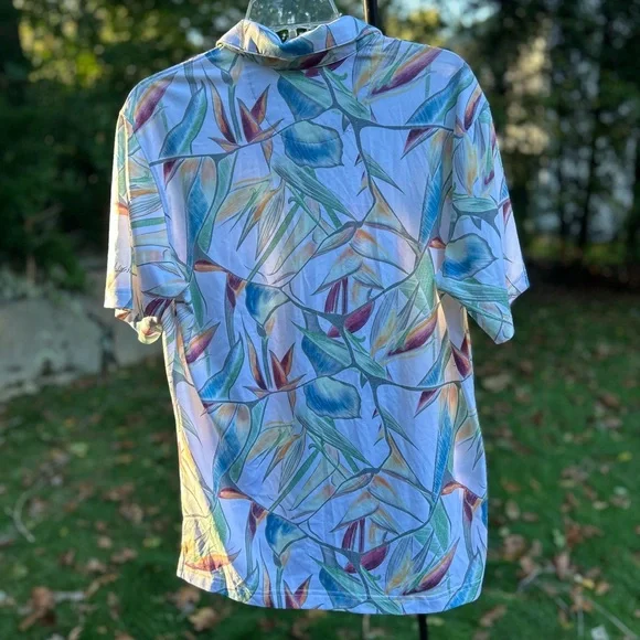 Walter Hagen Multicolor Shirt with Green Accents NWT - Picture 5 of 5